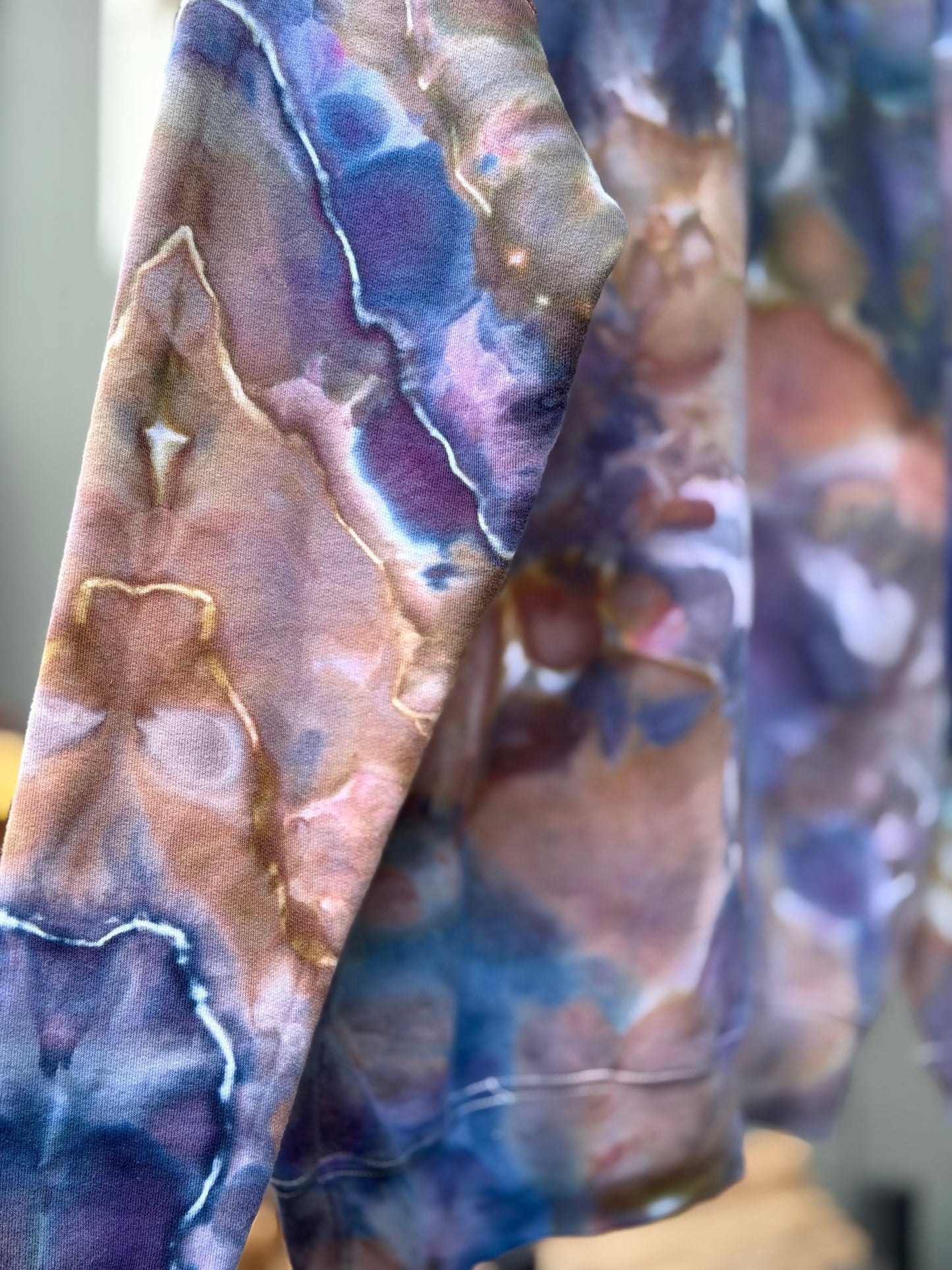 Hand-Dyed Crew Neck Sweatshirt -Moonpie