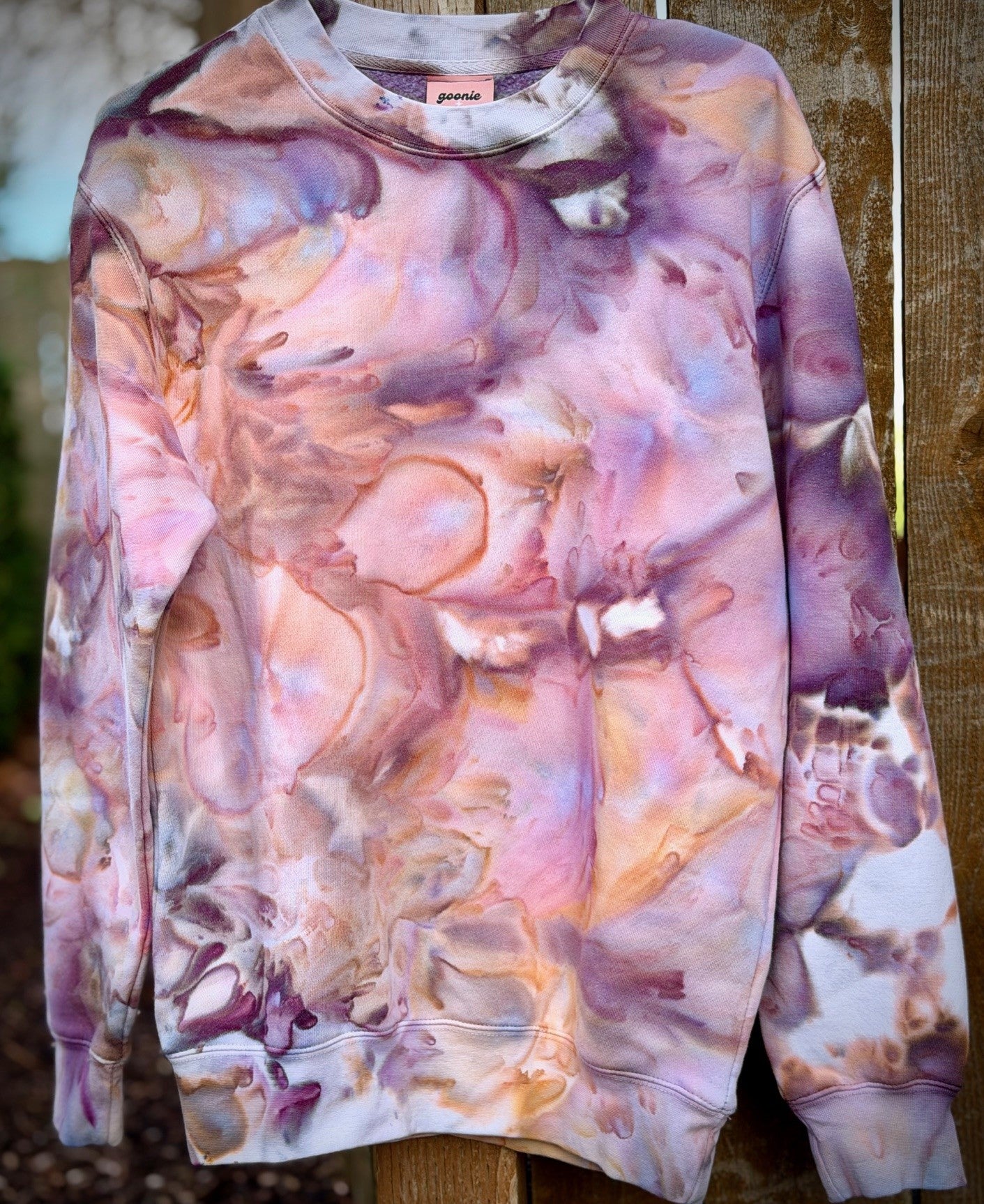 Hand-Dyed Crew Neck Sweatshirt -Carlson No Sauce Colorway