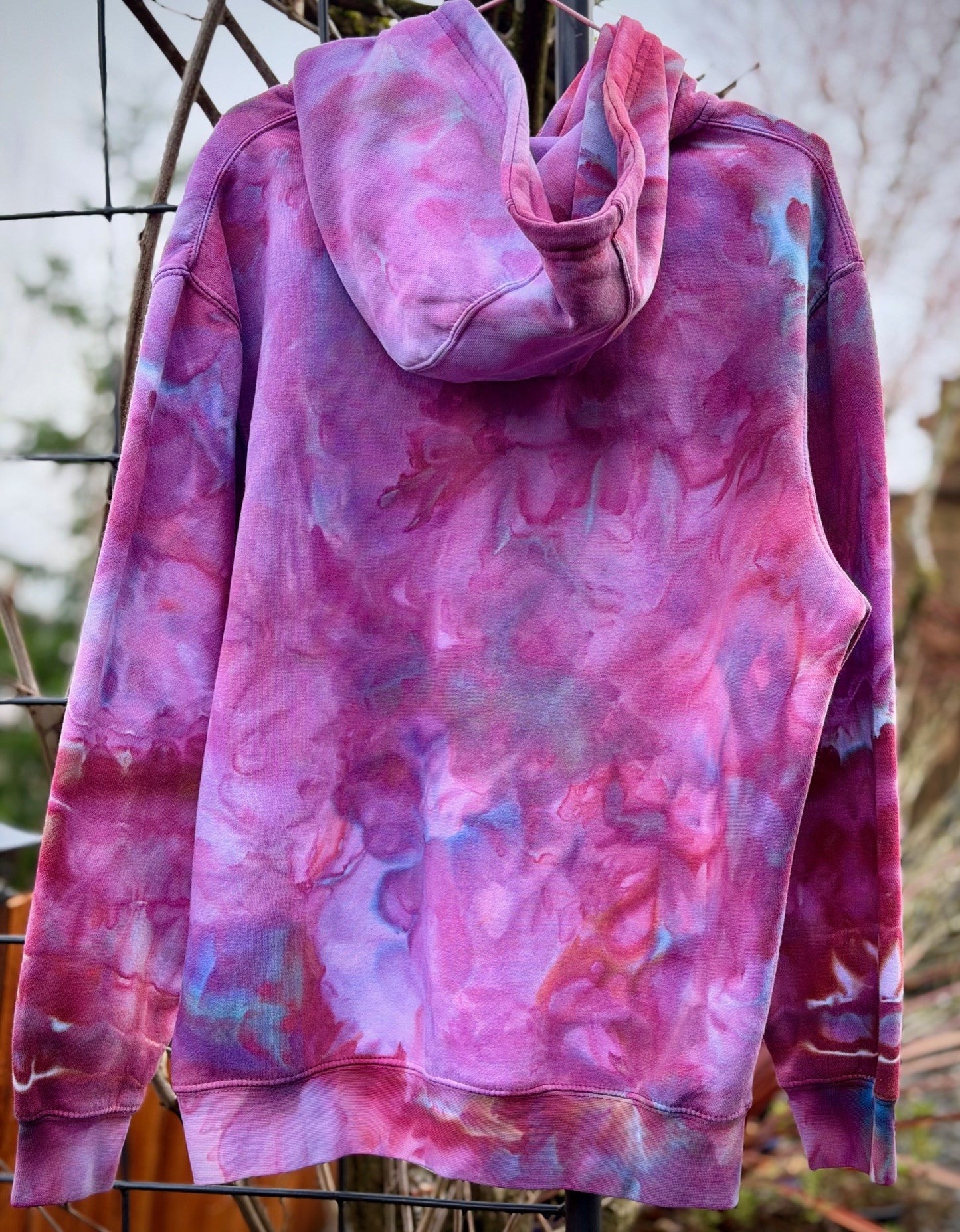 Hand-Dyed Zip -Up Hoodie/Standard Hoodie/Crewneck - Pippi Longstocking Colorway