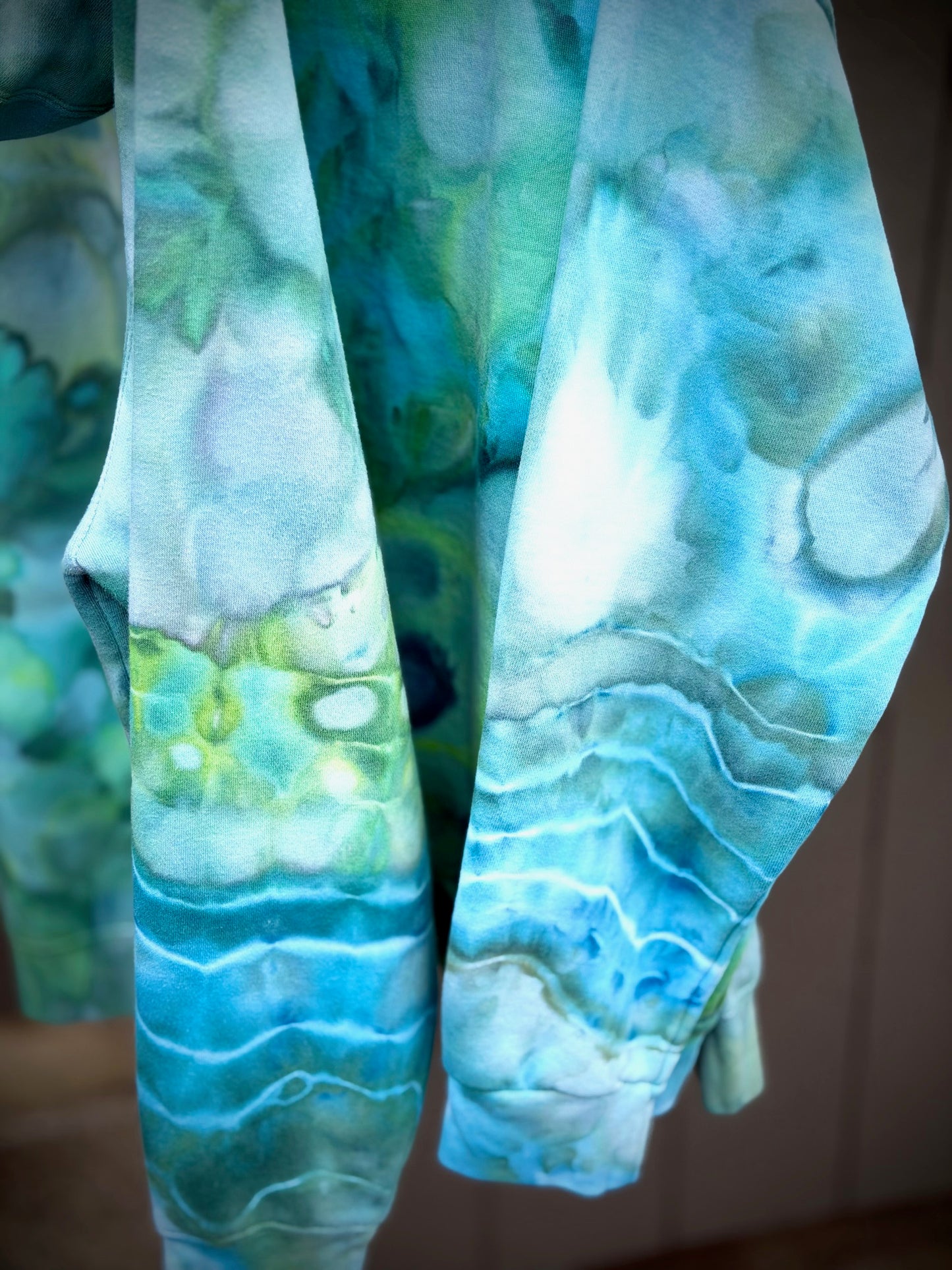 Hand-Dyed Zip-Up/Crewneck/Pocket Hoodie-Seahawkalypse Colorway