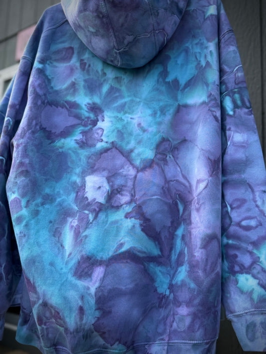 Hand-Dyed Zip -Up Hoodie/Standard Hoodie/Crewneck - Dreamy Night Colorway
