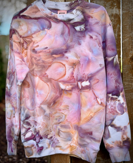 Hand-Dyed Crew Neck Sweatshirt -Carlson No Sauce Colorway