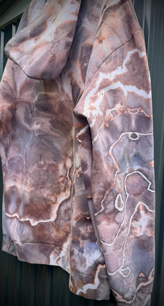 Hand-Dyed Zip -Up Hoodie/Standard Hoodie/Crewneck - Rusted Soul Colorway