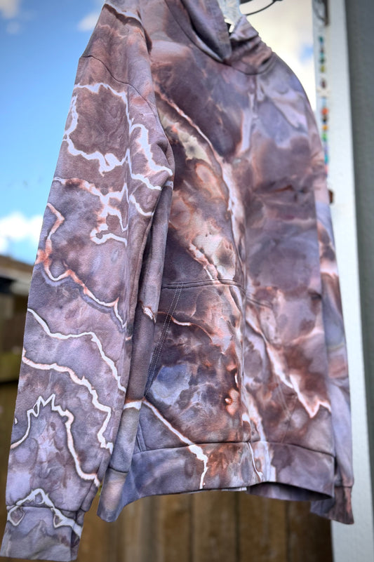 Hand-Dyed Zip -Up Hoodie/Standard Hoodie/Crewneck - Rusted Soul Colorway